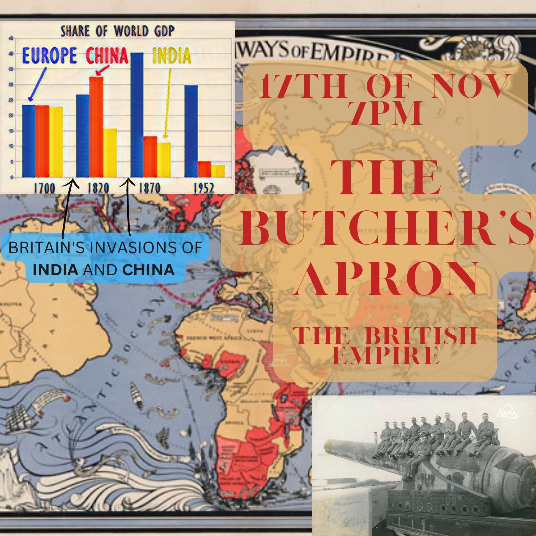 The Warehouse Cafe & Bar Cooperative (@thewarehousecaf) on Twitter photo Events this week! Thurs we got a history of British Imperialism: 'The Butchers Apron', taking shots each time Britain commits a warcrime. We'll all be dead by the fifth slide.
Then on Sat we'll be watching a local brummie's <a href="/prolekult/">David Allen</a>'s film on Fascism. Then antifascist Pub Quiz Events this week! Thurs we got a history of British Imperialism: 'The Butchers Apron', taking shots each time Britain commits a warcrime. We'll all be dead by the fifth slide.
Then on Sat we'll be watching a local brummie's <a href="/prolekult/">David Allen</a>'s film on Fascism. Then antifascist Pub Quiz