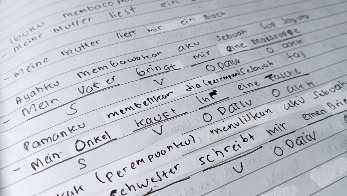 ❜ ─ Siska Progress ─ ❛
🗓️[16/11/2022]

Objek Dativ und Objek Akkusativ