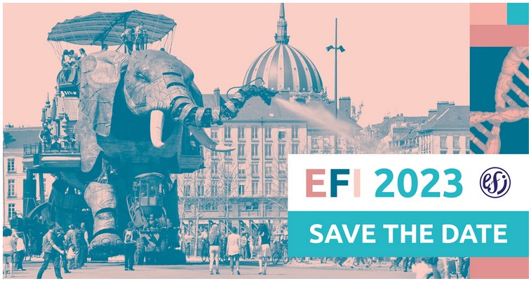 📣Call for abstracts OPEN!
Submit your abstracts under the eight-session themes and share your work at the EFI2023.
💡 For more information, visit efi-conference.org
📅 Submission deadline: 7th December