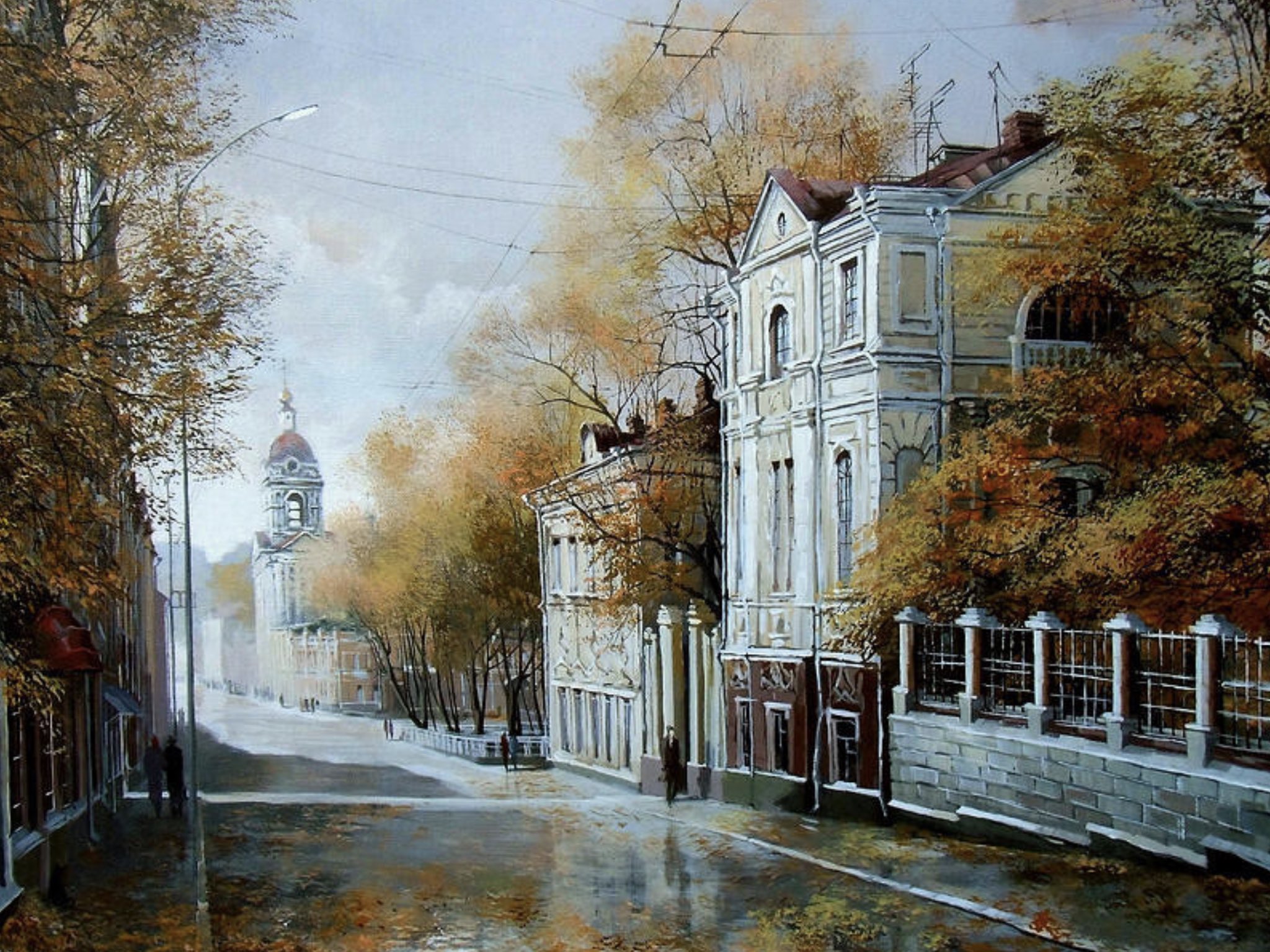 Александр Стародубов городской пейзаж