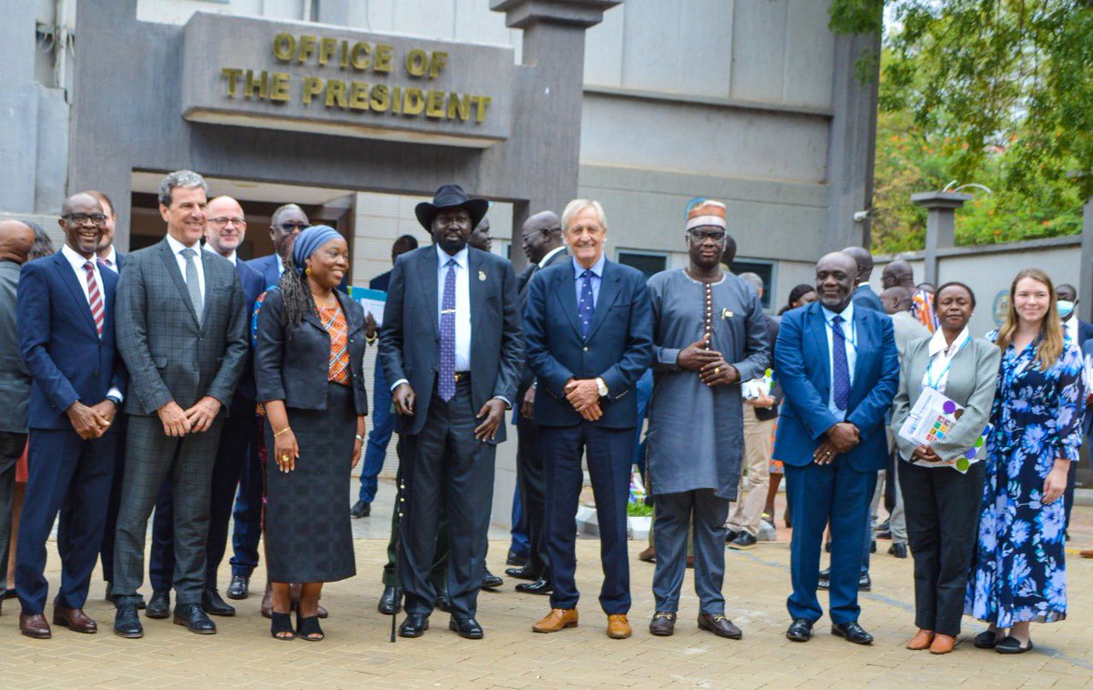 Mme. Sara Beysolow Nyanti (@nyantisara) on Twitter photo I am glad to have signed the UN Sustainable Development Cooperation Framework in the presence of President Salva Kiir. The #UNSDCF is an extensively consulted and reviewed document which lays a solid foundation for #SouthSudan-<a href="/UN/">United Nations</a> agencies engagement for the next 3 years. I am glad to have signed the UN Sustainable Development Cooperation Framework in the presence of President Salva Kiir. The #UNSDCF is an extensively consulted and reviewed document which lays a solid foundation for #SouthSudan-<a href="/UN/">United Nations</a> agencies engagement for the next 3 years.
