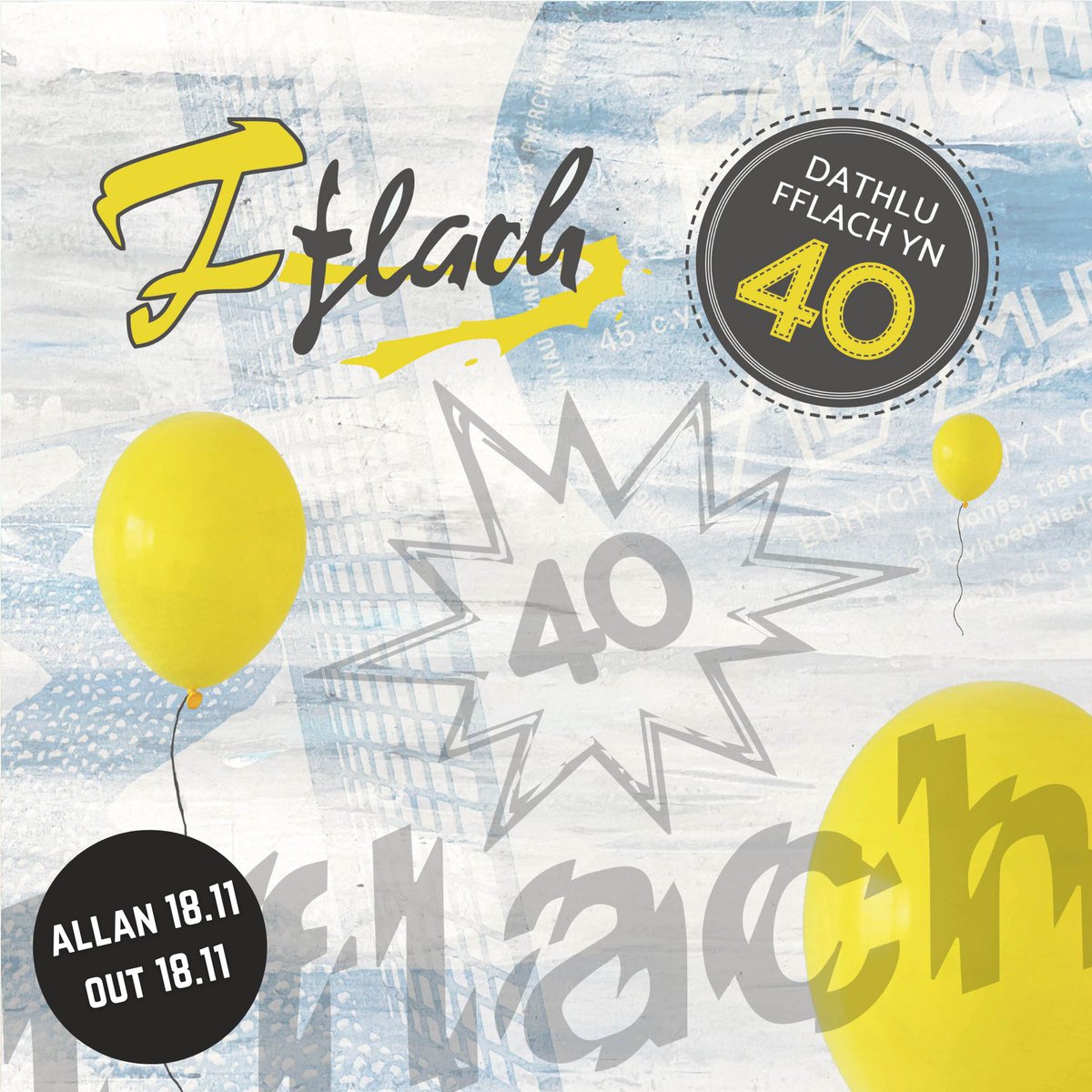 📢🚨CASGLIAD NEWYDD // NEW COMPILATION

💿 'Dathlu Fflach yn 40'
👩‍🎨 Amrywiol
🏷️ <a href="/fflachcyf/">fflachcyf</a>  
📅 18.11

💾 orcd.co/dathlufflachyn… 👈👈👈