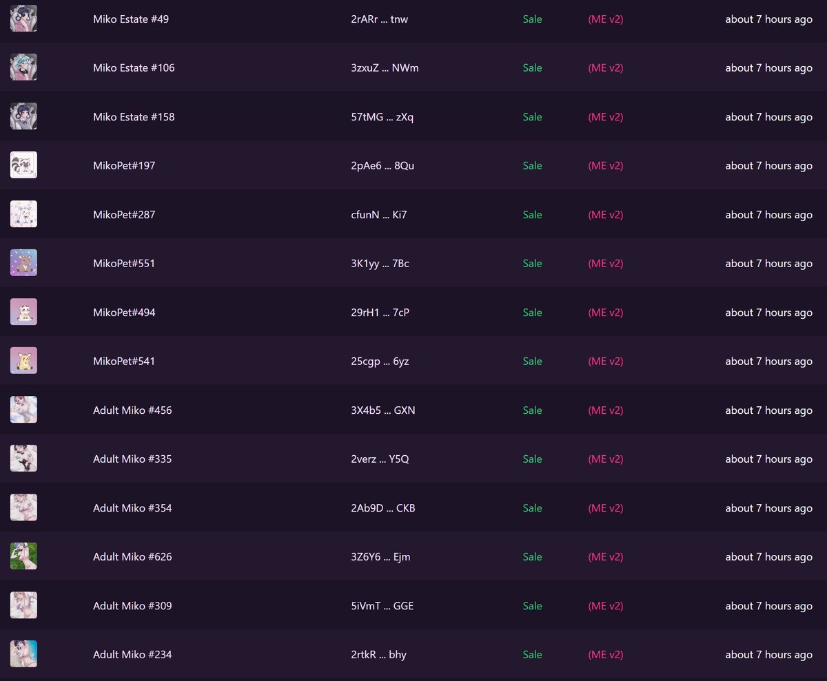 CANFTtrade's tweet photo. Went on a shopping spree on #solananft projects
#NFT
@Mikoverse_NFT
Miko x3
Miko Adult x17
Miko pet x10
Miko Estate x8
@GigaHubOfficial x7
@DeGoddesses x3
@aikonft x1 VIP shade
@MoonlandVerse x7
@CryptoIdolzNFT x6 3D Idolz
@Mongomonsol x29

ETH
@MIB19_MetaSpace x2
@SODPortal x1 https://t.co/HZWhLDuOii