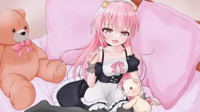 #今年もあと1ヶ月になりましたが画力がどうなったか見てみましょうちょうど同じ題材の姫熊ちゃんメイドでだいたい1年のビフォーアフター伸び代ありますねぇ 