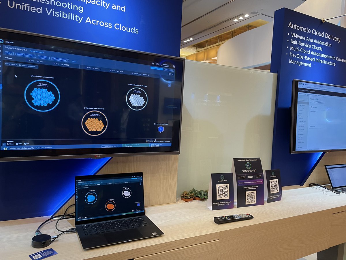 Great couple of days at VMware Explore! I had a fantastic opportunity to present Aria Automation Config Use Cases. Exciting interactions with lots of attendees at the #Aria Demo Booth. #VMwareExplore Singapore #multicloud #cloudmanagement
