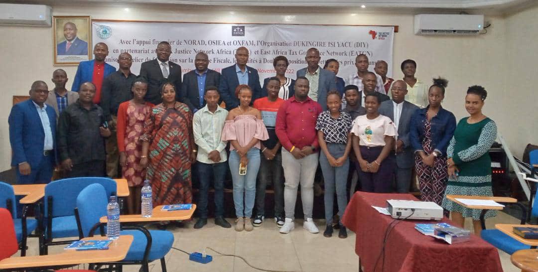 EATGN's tweet photo. Our #TaxRoadshowEAC continues with a workshop on Tax Justice, Double Tax Treaties, Debt and Transfer Pricing in #BURUNDI with our focal point organisation @isi_yacu (DIY) 

Murakoze! https://t.co/JJCa1AMVNJ