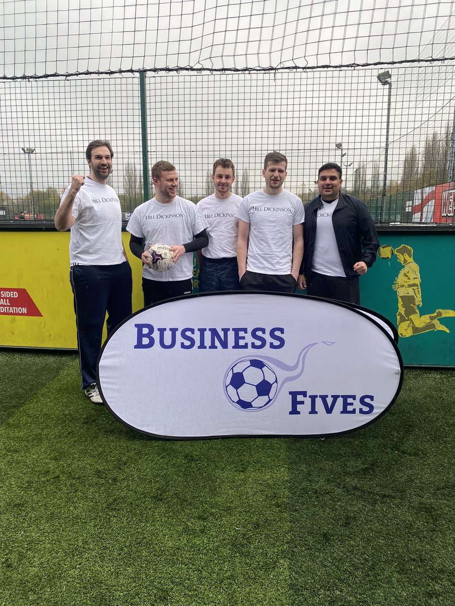 Welcome @HillDickinson to our Leeds event playing on behalf of @alzheimerssoc ⚽️ 👏🏻 #leeds #biz5s