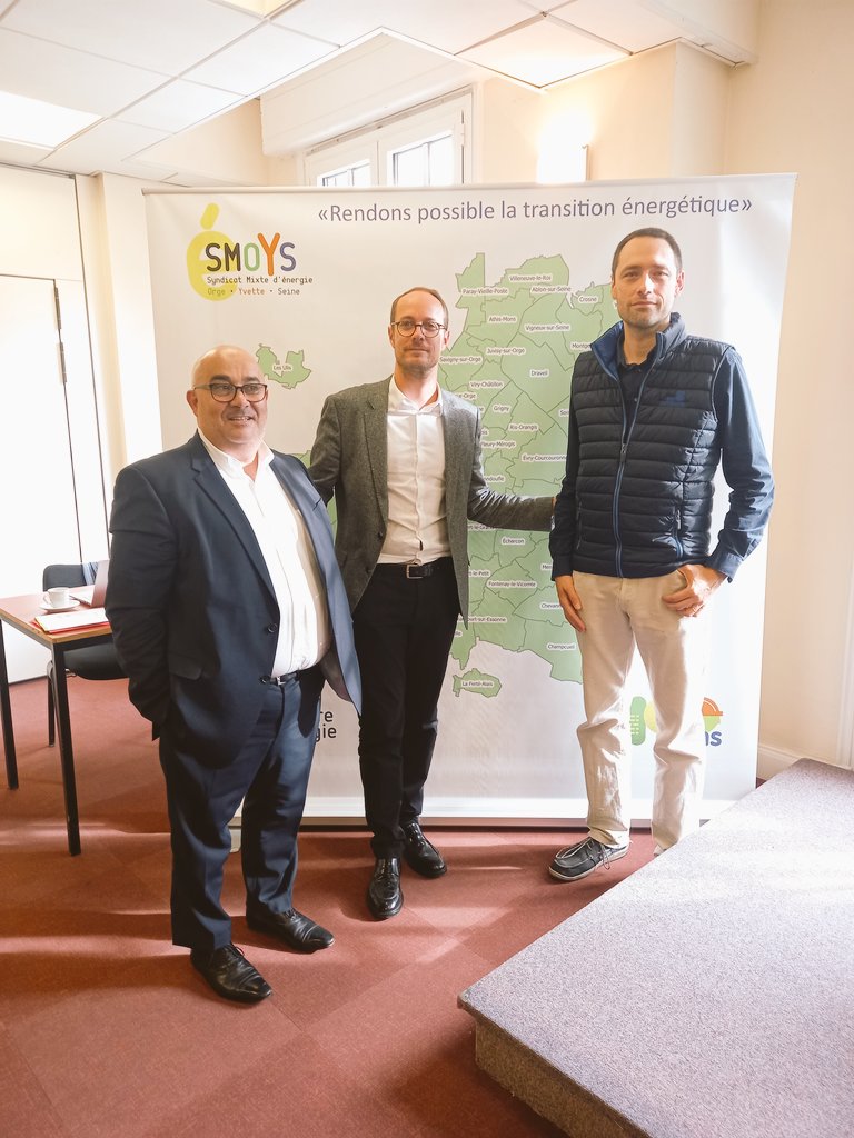 A l occasion du centenaire du SMOYS 1er syndicat d énergie de l Essonne <a href="/GRDF/">GRDF</a> est présent en tant que partenaire du SMOYS pour encore plus de production #gazvert sur le territoire essonien du SMOYS et rendre possible la transition énergétique . <a href="/grandparissud/">Grand Paris Sud</a>
<a href="/GregoryGobron/">Gregory Gobron</a>