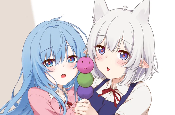 We're here to eat your dangos  #lorelillust  