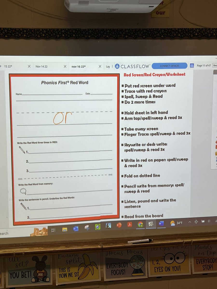 ClarCtrElem's tweet photo. βRedβ word practice in first grade with Mrs. Castiglione! #ClarenceProud #PhonicsFirst https://t.co/SxB2QShq3u