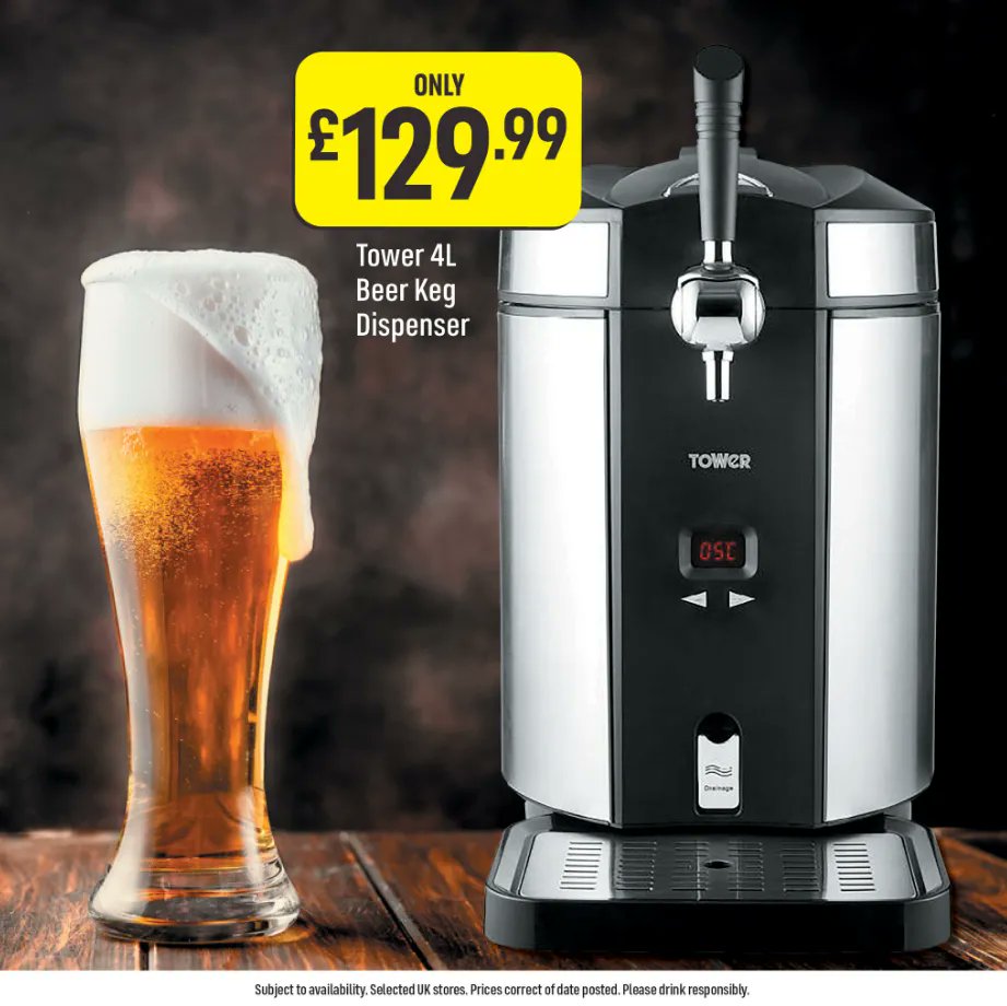 AlexandraRetail's tweet photo. Keep the cold ones flowing during the World Cup!

This Beer Tower from @FoodWarehouse is perfect to keep you and your mates hydrated! ⚽🍻

#England #Football #Beer https://t.co/xnxtQrobbM