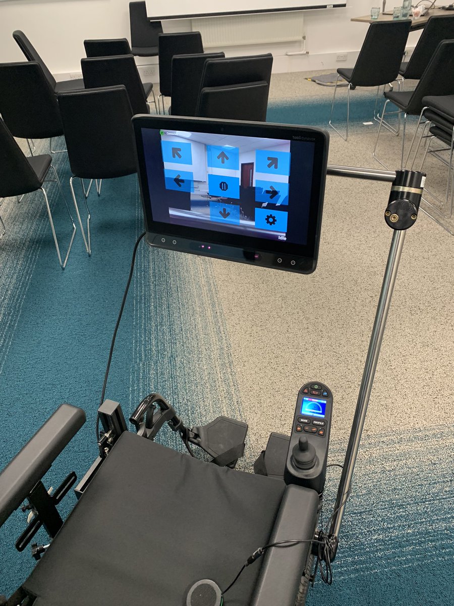 rahanalife's tweet photo. #techability22 don't forget to pop down to conference rm 3 after lunch to try our eye gaze wheelchair driving! https://t.co/51qNsS76U3