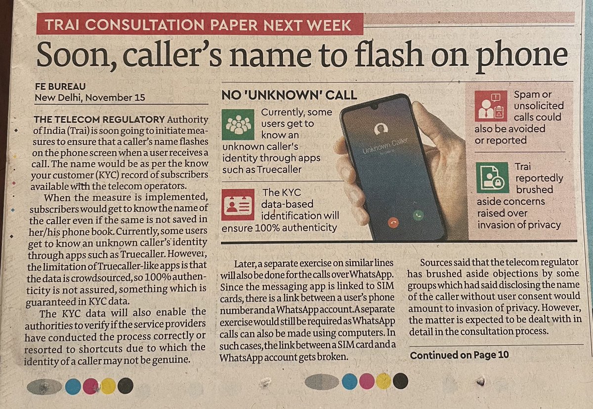 ankitauverma's tweet photo. Needful step by TRAI https://t.co/tMgPbHdK2l