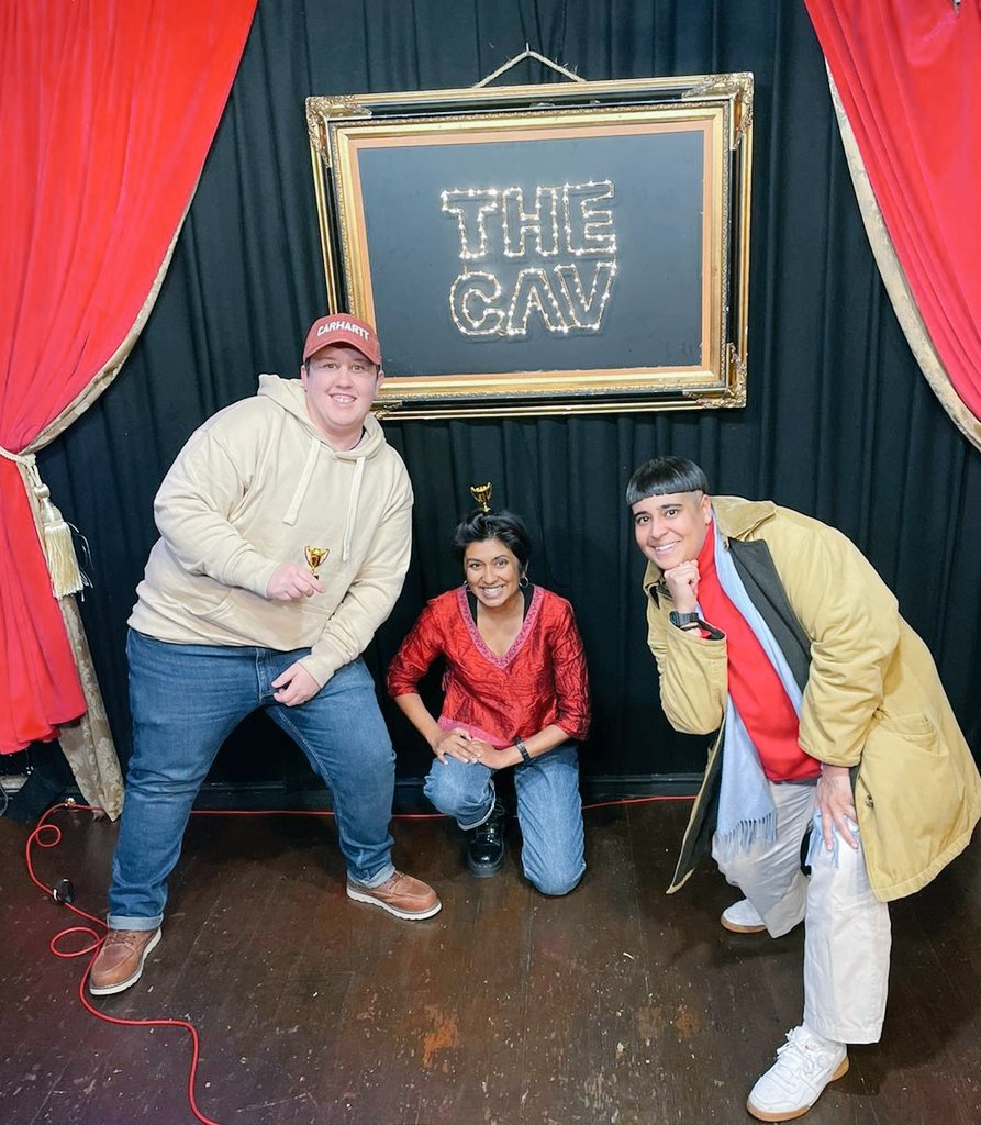 madradster's tweet photo. So I lost my stand-up virginity at #Comedyvirgins last night alongside my awesome comrades from @sohotheatre #comedylab  @CavendishArms you made such a warm atmosphere! 🥰 https://t.co/7sfi9d91Bu