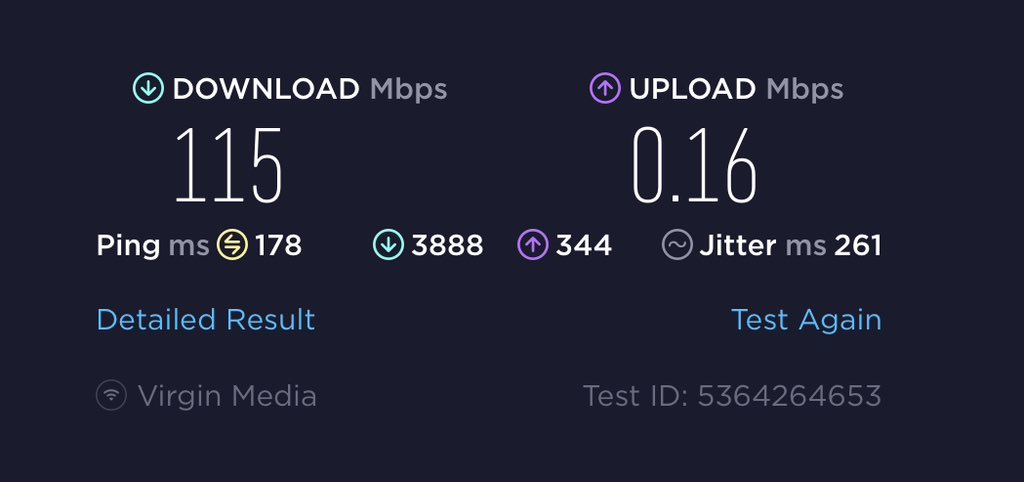 Hey <a href="/virginmedia/">Virgin Media ❤️</a> please help. No faults according to your service status page