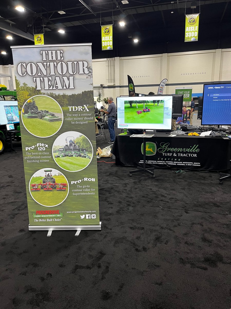 ProTurfMowers's tweet photo. After a great first day, we are looking forward to the last day at the Carolina's GCSA show. Come see us in the Revels/Greenville booth and see us!
#progressiveturfequipment #golfcourse #tdrx #betterbuiltchoice #roughmower #golfcoursemanagement #superintendent #carolinasgcsa https://t.co/ZJdtvdC8fu