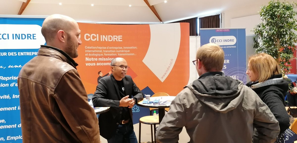 cci_indre's tweet photo. Le Forum Entreprendre dans l'Indre est lancé. Il est ouvert jusqu'à 18h salle Barbillat-Touraine à #Châteauroux 
@CCI_CentreVdL @CMAFrance_ @ChambagriFrance @ChambagriCvl @poleemploi_RCVL @Chateauroux36 @Indre36 @Prefet36 @Prefet45_Centre https://t.co/VGdMkFeS2T