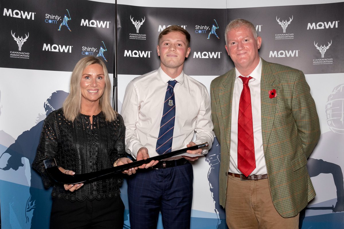 camanachd's tweet photo. Congratulations to Roddy Young (Kingussie Camanachd Club) for winning Mowi Premiership/National Player of the Year at the 2022 Mowi Awards https://t.co/e6rpRxz3Zs