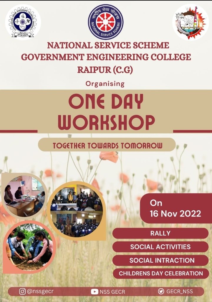 GECR_NSS's tweet photo. NSS, GEC, Raipur || One Day Workshop || Village :- Tekari

Discussed various problems and solutions with the Villagers, Primary and Middle School Students and Teachers. We also increased their awareness about some major issues.

#NSS #YuvaBharat
@Nss_ssgi https://t.co/JL0eQpUcGT