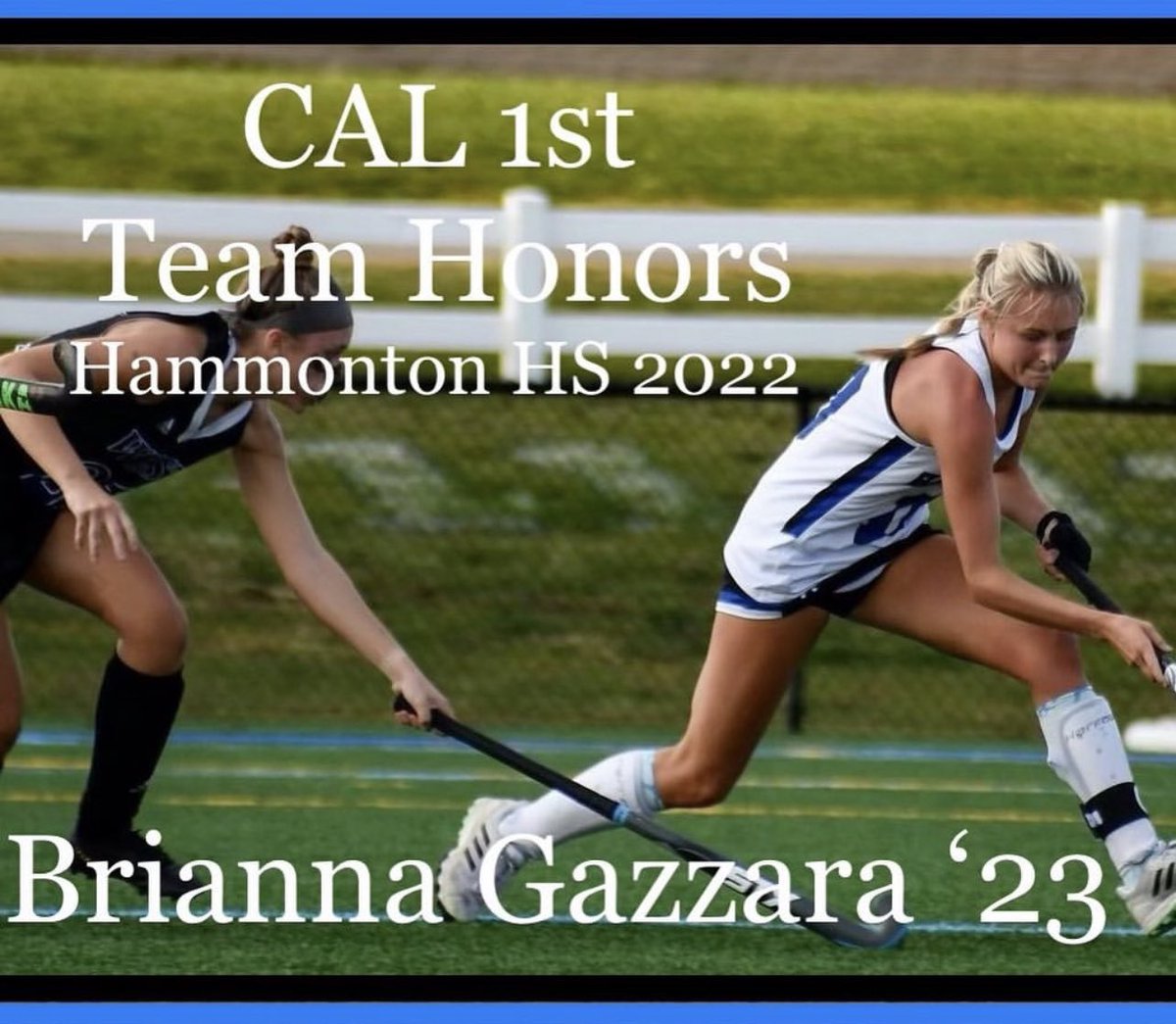 HammontonFH's tweet photo. Congrats to our own Brianna Gazzara ‘23, Grace Donio ‘24, &amp; Abby Goblirsch’24 on receiving Cape-Atlantic League 1st team honors!!! And a special congrats to Ang Catania ‘24 for honorable mention! #ForksUp #sjfh #nobodybetter https://t.co/GePkjeckIW