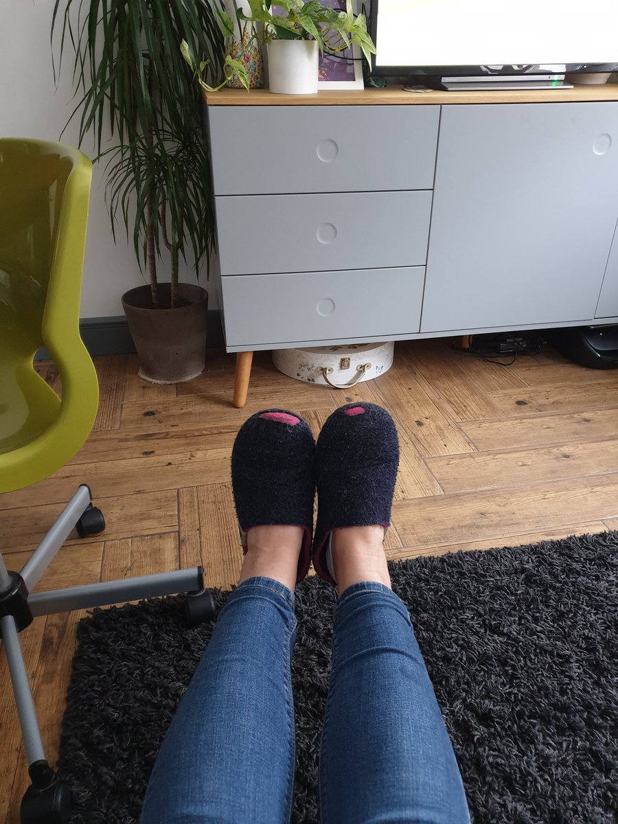 MorganAE5's tweet photo. @GumbiesUK I love my outback slippers so much, especially in the early mornings on our tile floor....however two years of crawling around after a baby has taken it's toll. https://t.co/dmCz1sgXDl