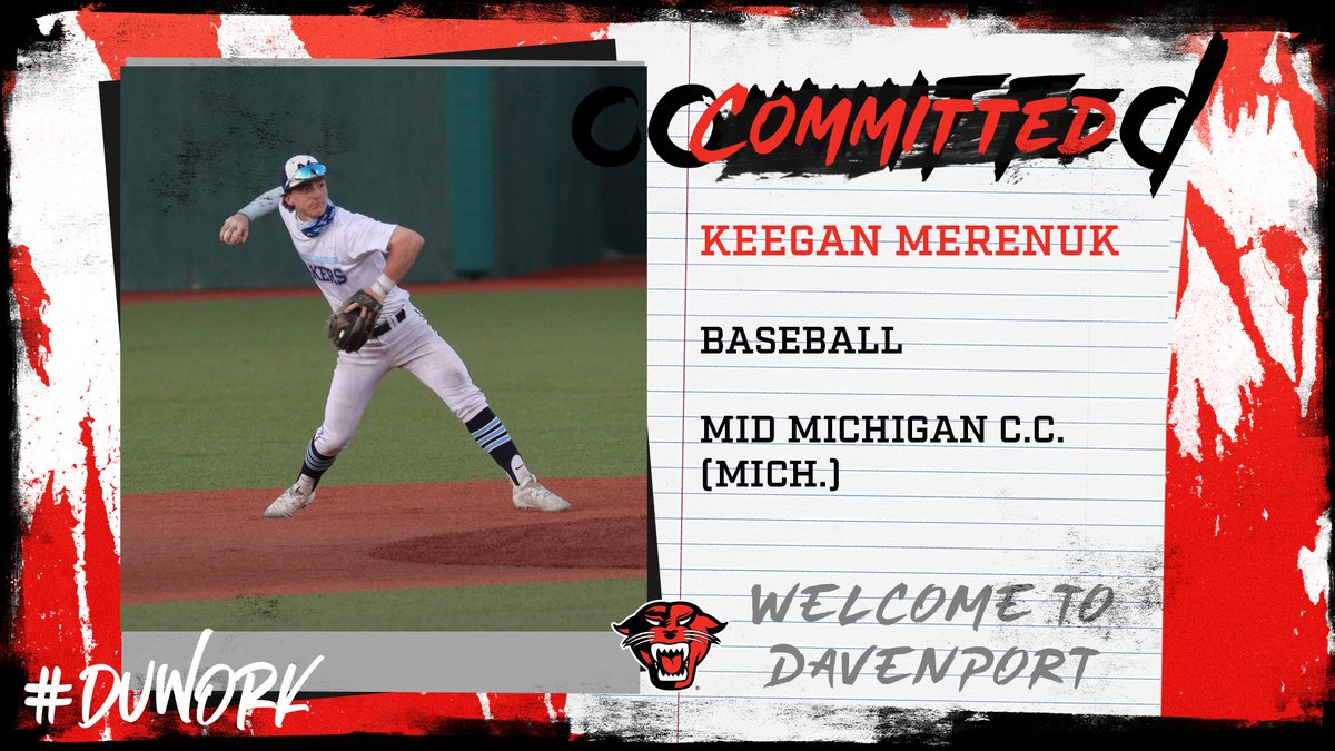 Baseball Signing

Congratulations to Keegan Merenuk on his commitment to play baseball at Davenport University! Merenuk comes to Grand Rapids from Mid Michigan Community College in Harrison, Michigan.

#DUWork