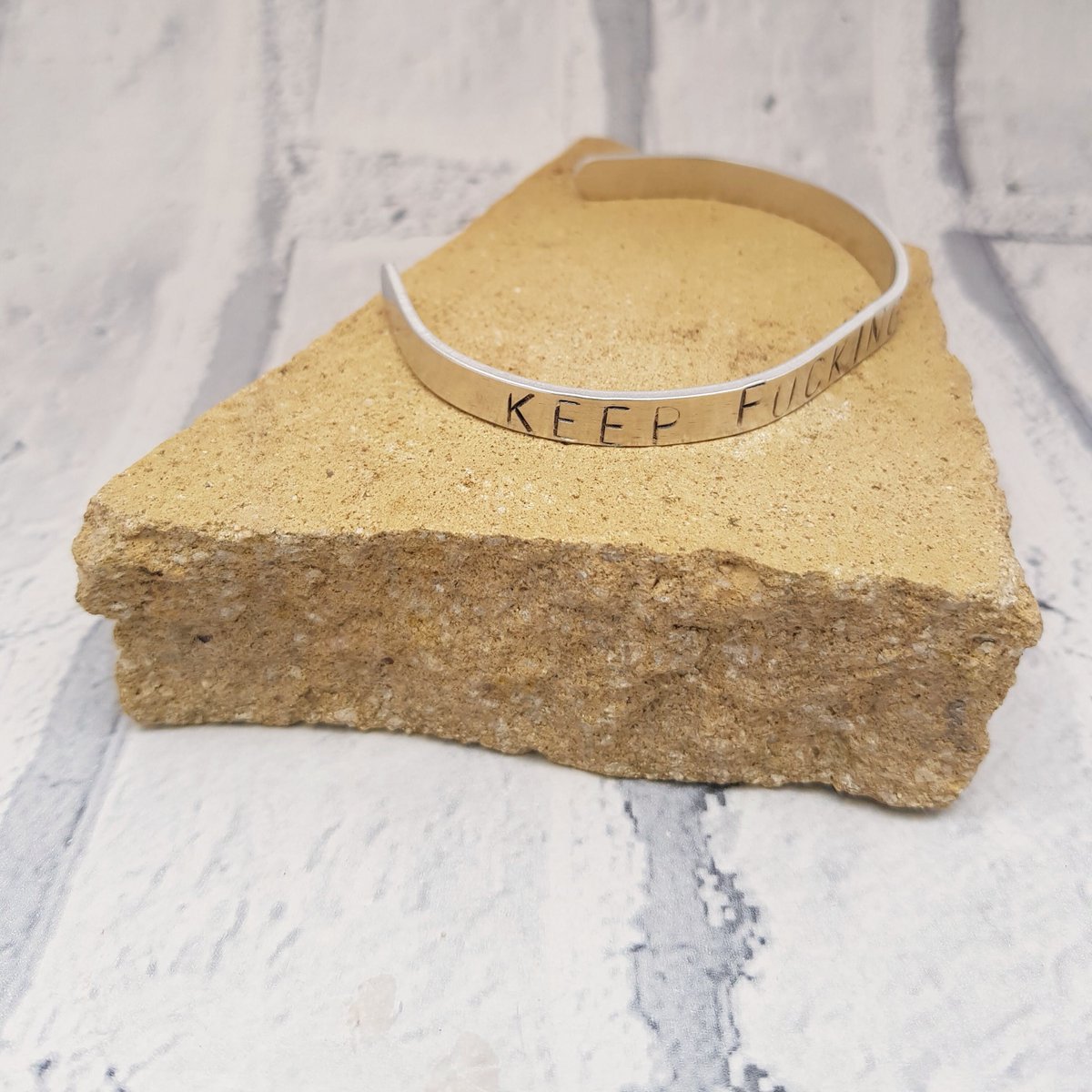 martisanne's tweet photo. Keep fucking going bangle bracelet, best friend gift, motivational custom bracelet, adult encouragement gift, inspirational cuff, you got it https://t.co/HTouxb2gq5 #EtsyTeamUnity #TMTinsta #AdultGift https://t.co/2fR3hMT5pS