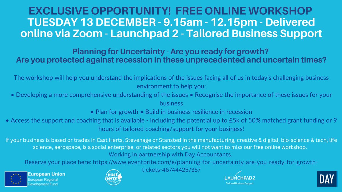 Launchpad 2 - Tailored Business Support tweet media