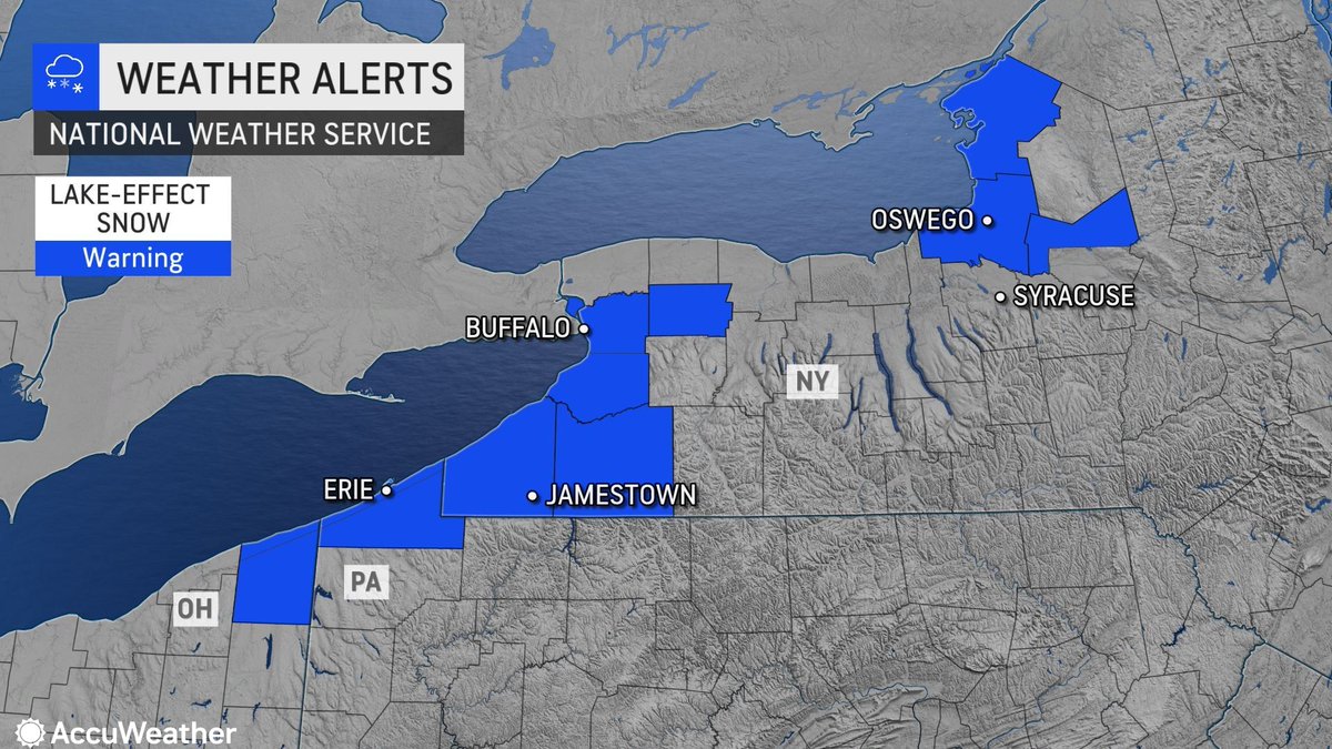 Lake-effect snow warning