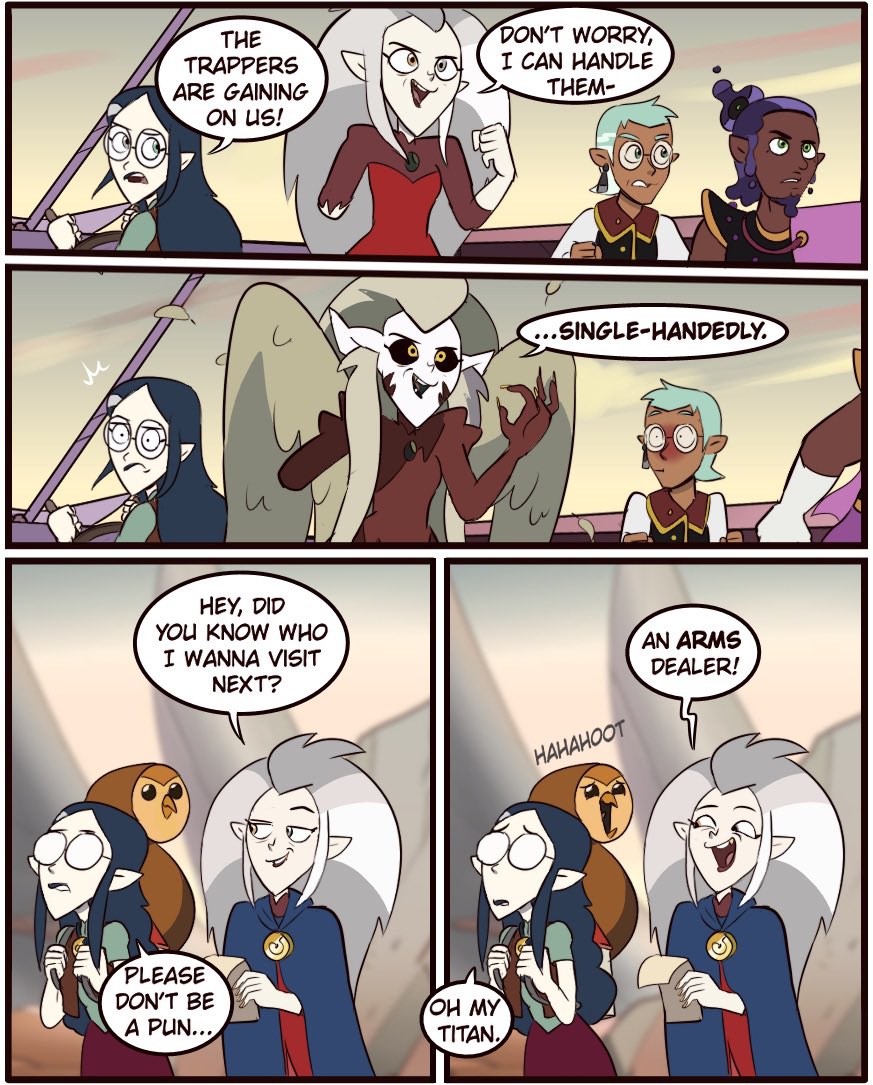 MoringmarkMark's tweet photo. Puns #TheOwlHouse #toh https://t.co/MP2sicEZVz
