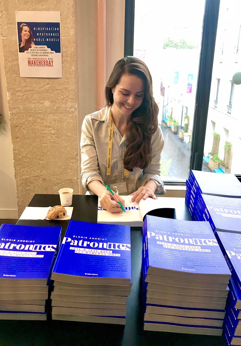 ElodieAndriot's tweet photo. Un immense merci à @LesPrem1eres pour cette sublime invitation à la journée #MakeHerDay, pour partager l’aventure #Patronnes sous le signe de l’entrepreneuriat au féminin 👏🏻📖
@AlbinMichel
Retrouvez l’ouvrage ici 👉🏻 https://t.co/QyAxw7jhOY https://t.co/WdbDV0qMNc