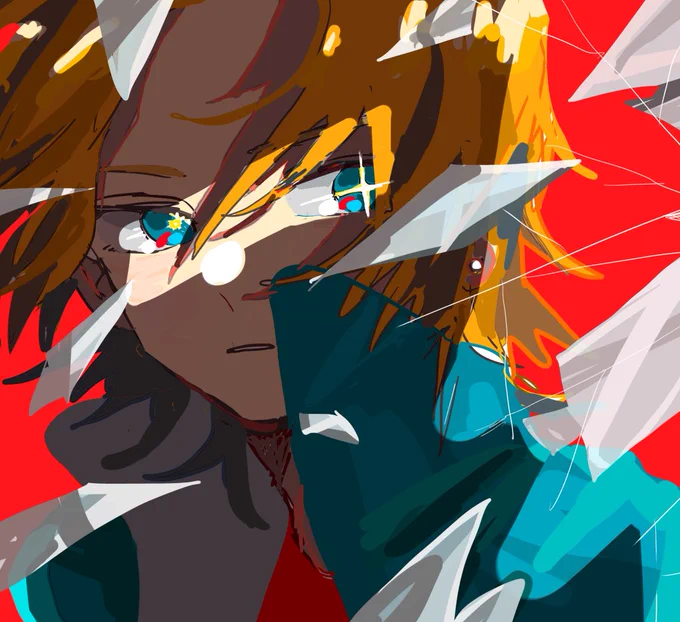 #特撮版深夜の真剣お絵描き60分一本勝負R④龍騎 も〜オタクすぐ慣れてない塗り試す〜〜〜〜 