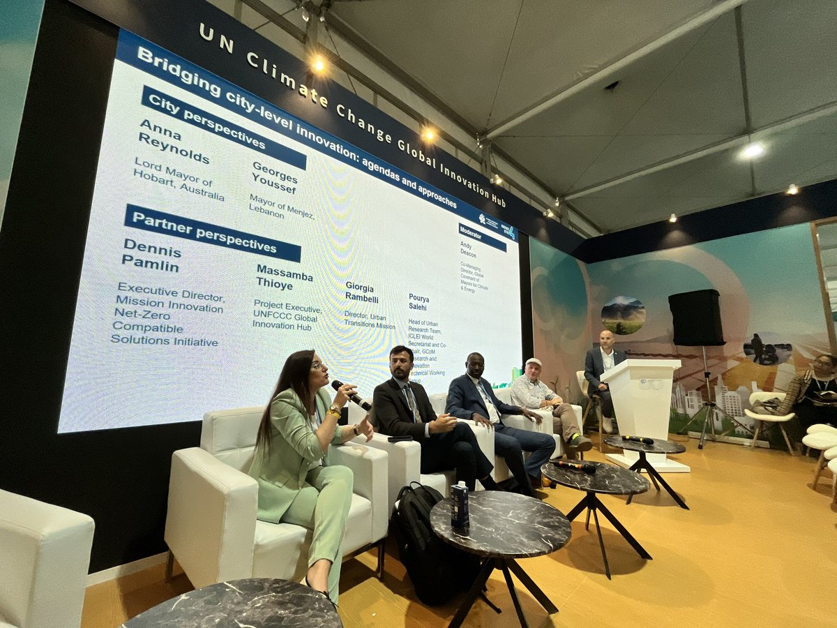 It’s time to futureproof climate strategies and unlock innovation in cities through understanding needs and priorities, says Giorgia Rambelli, Director of <a href="/MICleanEnergyRD/">Mission Innovation</a> #UrbanTransitionsMission alongside #UGIH partners 

<a href="/Mayors4Climate/">Global Covenant</a> #COP27