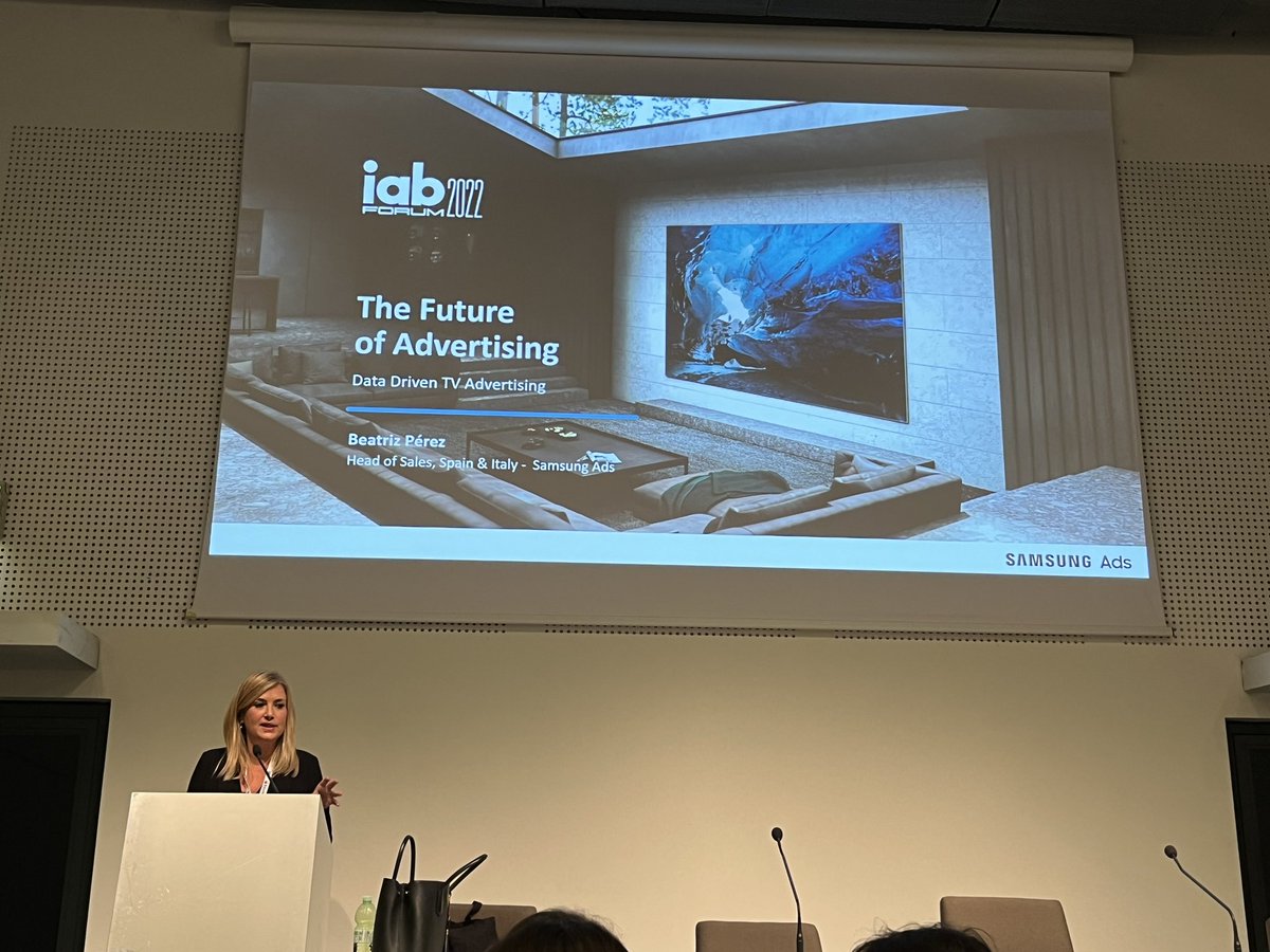 MineoSabrina's tweet photo. LIVE NOW: Workshop di Samsung Ads by Beatriz Perez
 #Display #VideoAdvertising 
#IABForum2022 https://t.co/7HJIxRXKT7