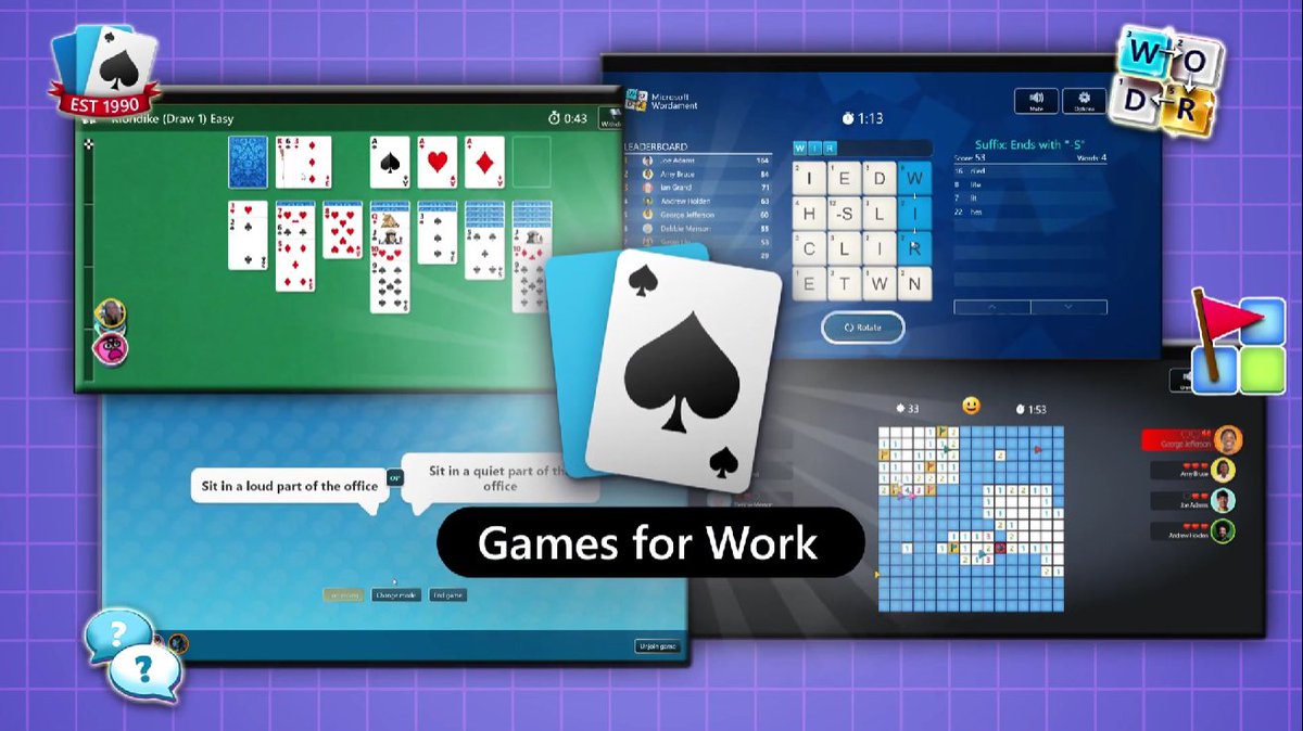 engadget's tweet photo. Microsoft Teams now includes casual games like 'Solitaire' and 'Minesweeper' https://t.co/SeydT3vZjz https://t.co/u3YoqgX9fC