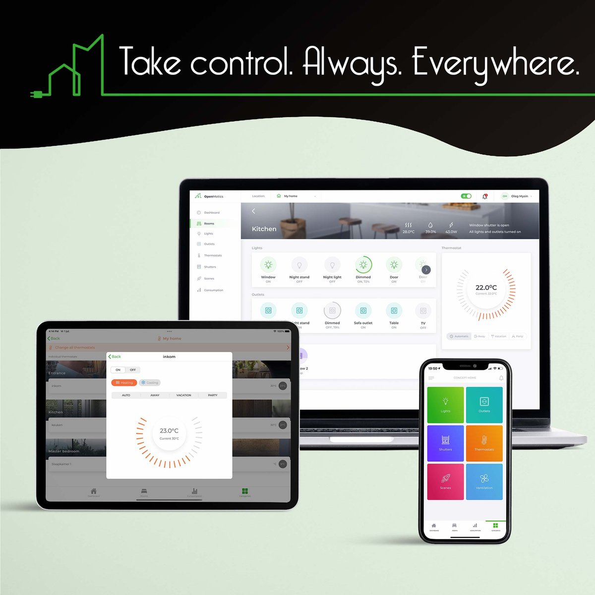 OpenMotics tweet media