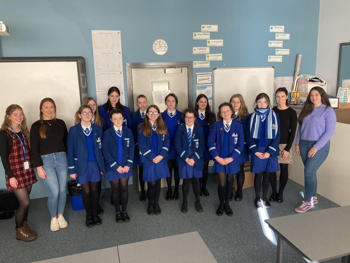 This morning the yr 9 girls who are competing in the Cyber First For Girls competition had a visit from Victoria, Niamh and Anna Mae from <a href="/AllstateNI/">.</a>. Mrs Gordon would like to thank Victoria and her team for taking the time to come and speak with the girls. <a href="/assumptionlive/">Assumption Grammar</a>