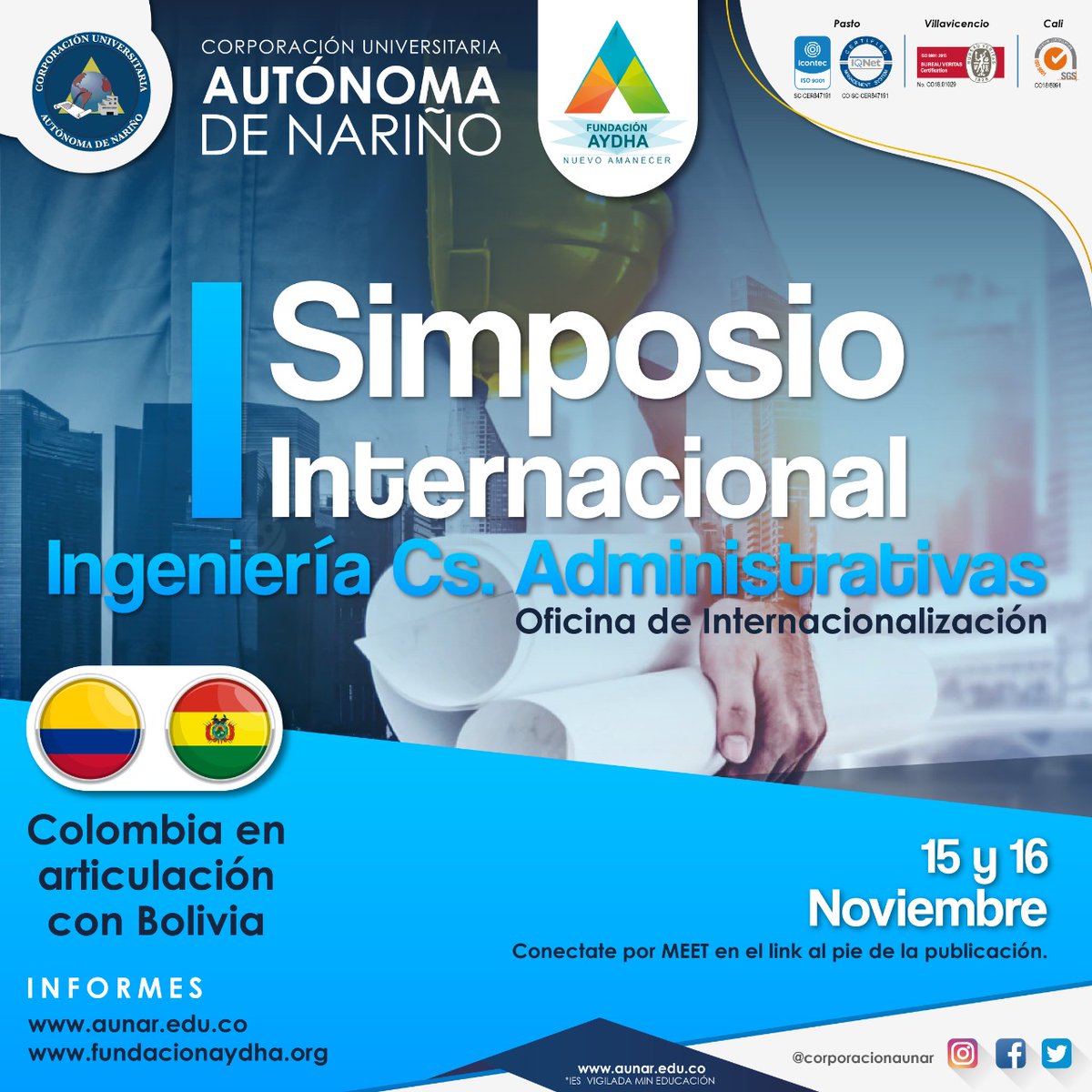 Simposio Internacional de Ingeniería y Ciencias Administrativas para mejorar la calidad de la educación. Una apuesta por el futuro. <a href="/Mineducacion/">MinEducación</a> <a href="/Ing_Fisica/">INGENIERIA FISICA</a>