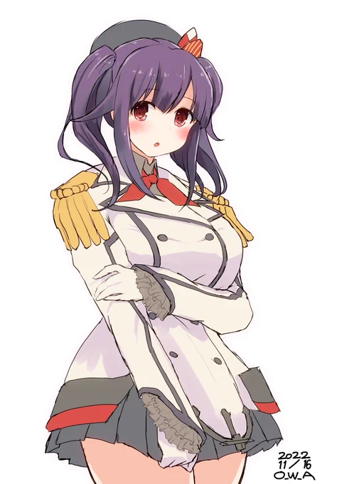 鹿(略) 恥じらいつつも癒してくれる大鯨#艦これ版深夜の真剣お絵描き60分一本勝負#艦これ版真剣お絵描き60分一本勝負_20221116 