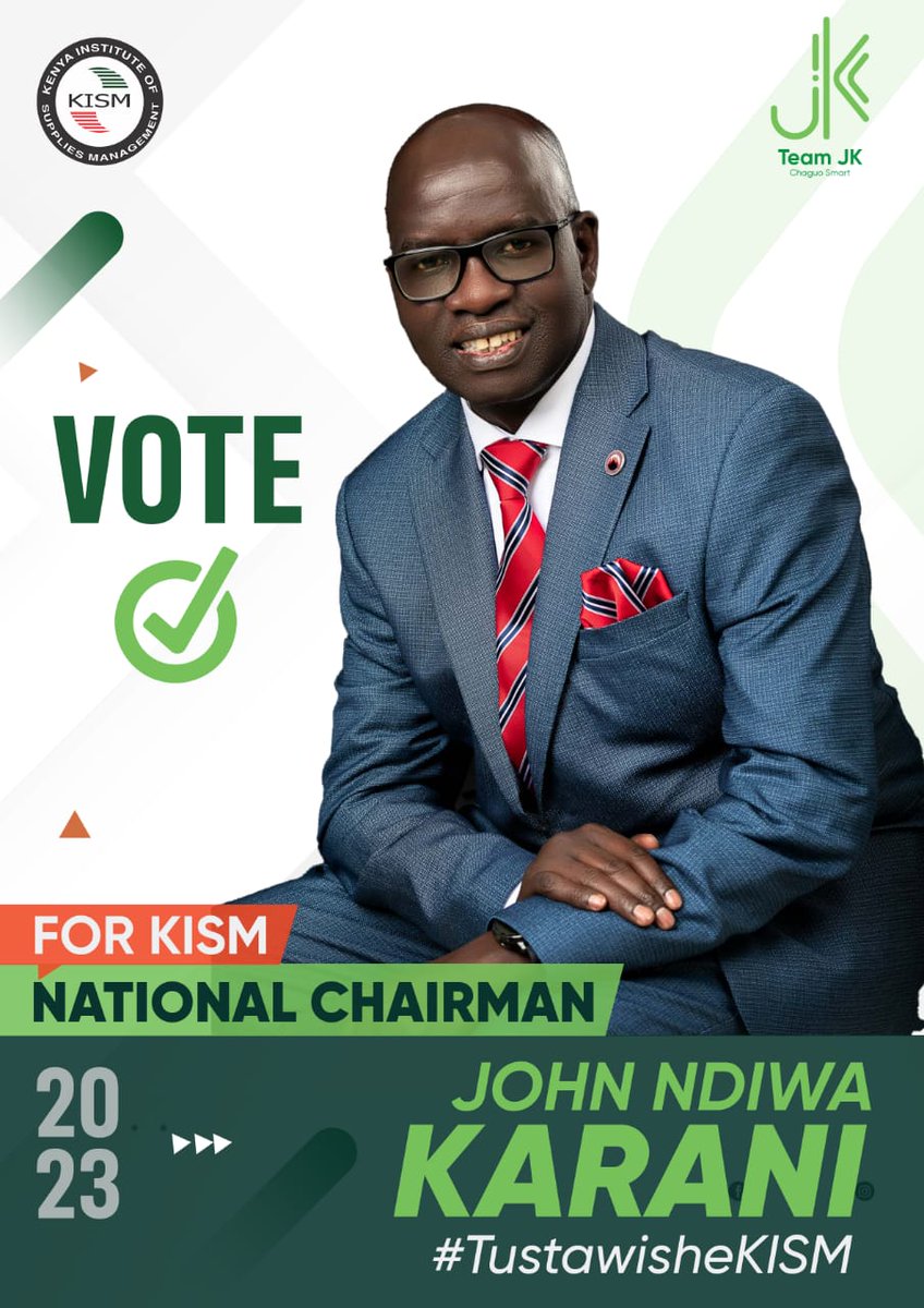 As we continue to build KISM, I humbly ask for the mandate to take KISM to even greater heights. A vote for team JK is to #TustawisheKISM
