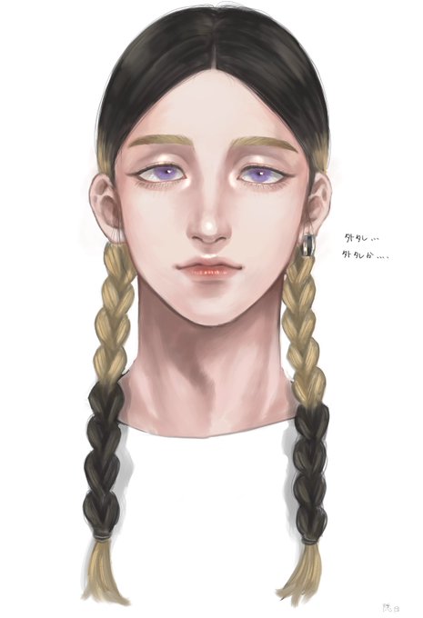 気持ちを落ち着かせるために描いた 