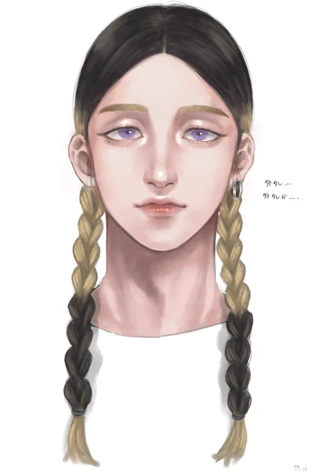 気持ちを落ち着かせるために描いた 
