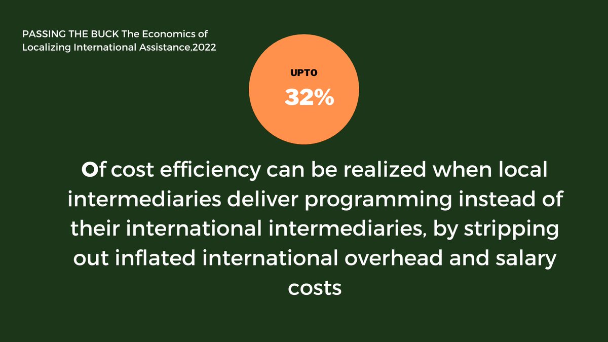 Cee_Bah's tweet photo. This report https://t.co/HQNQepbc89 @sharetrustB2B  quantifies what we already know.  Decolonising the aid industry is right and smart- will save money for all. Interesting learnings worth reflecting on. 
#DecolonizingAid https://t.co/Xuybs97wX3
