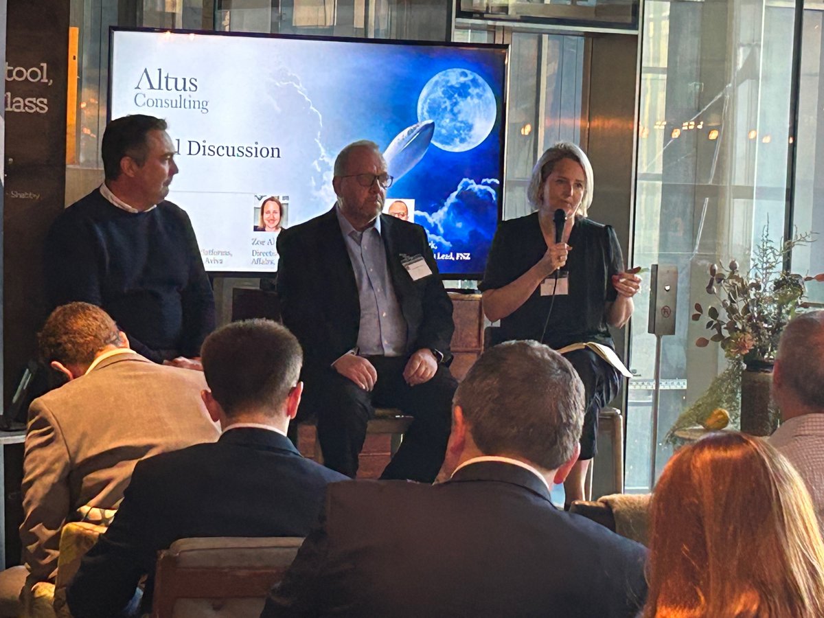 AltusCons's tweet image. Great to see so many people at our Breakfast Briefing for the launch of our new #pensions #whitepaper - Shooting for the Moon: A journey towards better retirement outcomes. 

Paper available to download 👉 loom.ly/rrDX6VY

 #ConsumerDuty #ValueforMoney #Data