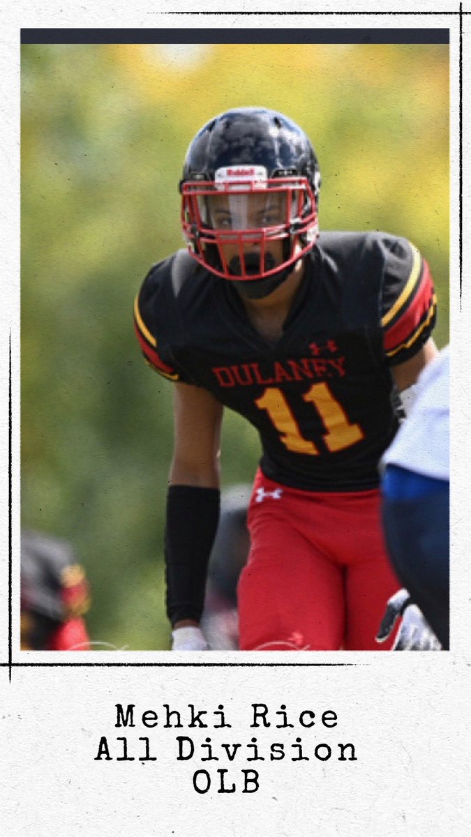Congrats to our all county and all division selections!! 
All County honors:
1st Team: 
Travin Lane - ATH <a href="/TravinLane/">Travin</a>

2nd Team:
Tristin Forby - WR &amp; DB <a href="/_Tristin_Forby/">Tristin Forby</a> 
Luca Van Eron - DE <a href="/LucaVanEron/">Luca Van Eron</a>

All Division:
Mehki Rice - OLB <a href="/MekhiRice_/">Mekhi Rice</a>
