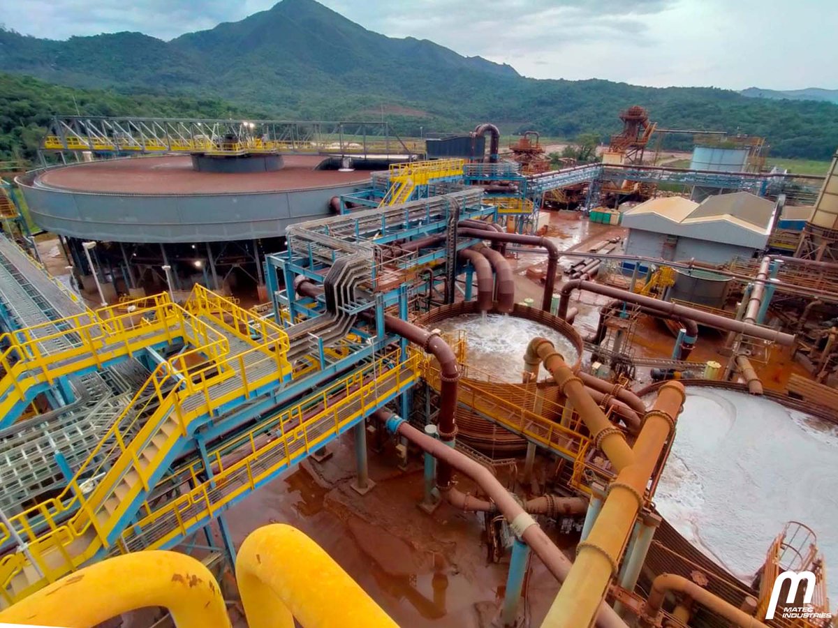im_mining's tweet photo. The third & final phase of @csnoficial's #drystacked #tailings plant at its Casa de Pedra #ironore mine in Brasil, designed & installed by @matecitalia, is in commissioning. The 35,000 t/d plant includes 11 #filterpresses & 5 vertical high rate thickeners https://t.co/SLFcBjfwND https://t.co/zZv860w3PR