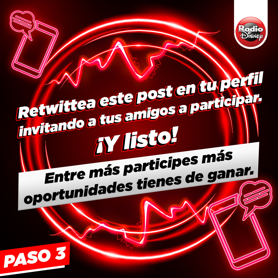 RadioDisneyMX's tweet photo. ¡Ya está aquí el #RadioDisneyFanPass edición FESTIVALES! Ya puedes participar en este post. ¡Mucha suerte! 🎟✨

Para más oportunidades de ganar participa también en nuestro IG y FB. 👀

No te pierdas nuestro Instagram Live hoy a las 7:30pm porque revelaremos al gran ganador 🤩 https://t.co/RdiuV8Nfa9