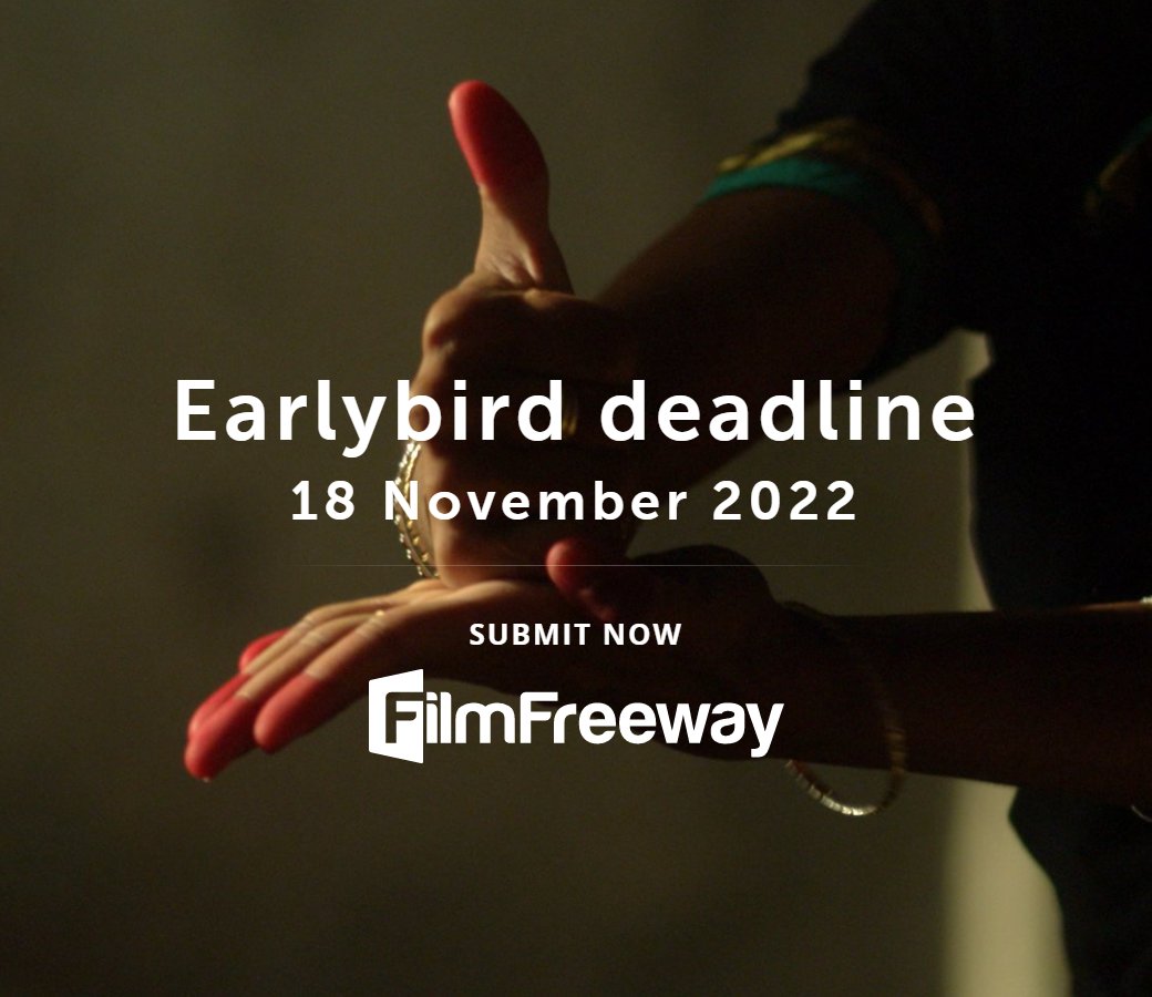 The earlybird deadline for submissions to Frame Rush 2023 is closing soon! The deadline is Friday 18 November! 

Submit now by hitting the link in our bio!

Please DM or email us for any queries! Image credit: Bhairava directed by Marlene Millar, Philip Szporer