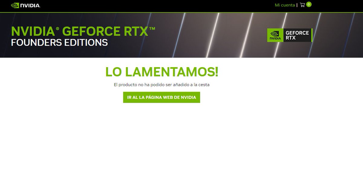 oarrondo's tweet photo. @nvidia no puedo comprar una 4080, problemas con la página web. https://t.co/eQAV6Y6Llv