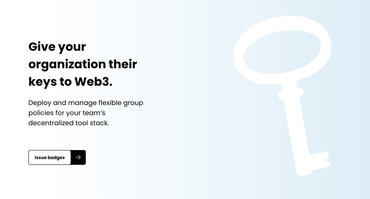 One web3 feature that will *actually* improve how organizations are run is 𝘁𝗼𝗸𝗲𝗻 𝗴𝗮𝘁𝗶𝗻𝗴 (like by <a href="/guildxyz/">Guild</a>).

But what if you don't have a token?

That's like padlocking something when you don't have the key.

So, we built trybadger.com 🦡 🧵 [1/6]